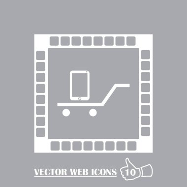 telefon vektör düz web işareti simge app kullanıcı arabirimi Sanat logo