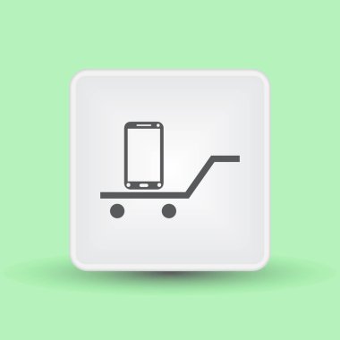 telefon vektör düz web işareti simge app kullanıcı arabirimi Sanat logo