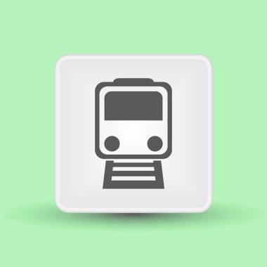 Tren simge vektör, Modern ulaşım işareti