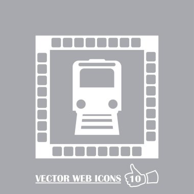 Tren simge vektör, Modern ulaşım işareti