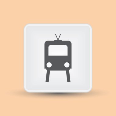 Tren simge vektör, Modern ulaşım işareti