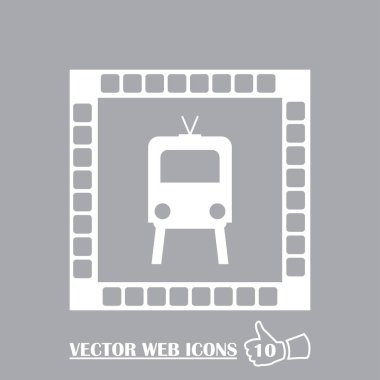 Tren simge vektör, Modern ulaşım işareti