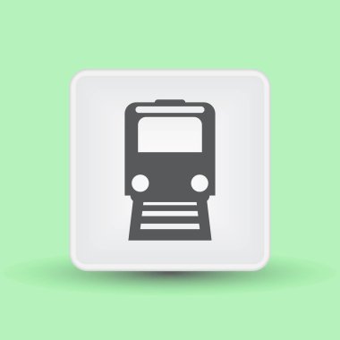 Tren simge vektör, Modern ulaşım işareti