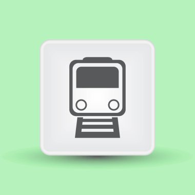 Tren simge vektör, Modern ulaşım işareti