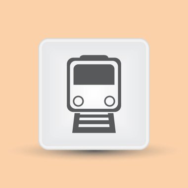 Tren simge vektör, Modern ulaşım işareti