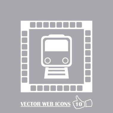 Tren simge vektör, Modern ulaşım işareti
