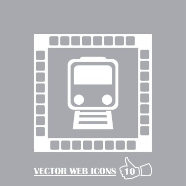 Tren simge vektör, Modern ulaşım işareti