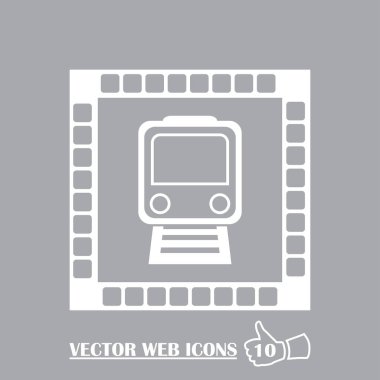 Tren simge vektör, Modern ulaşım işareti