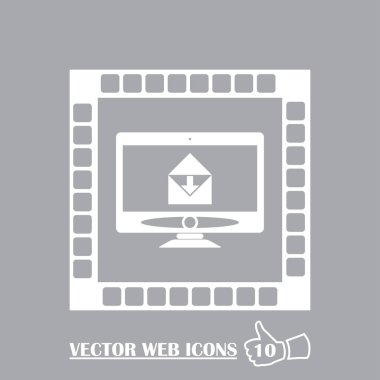 Posta teslimi bilgisayardan. E-posta iş kavramı.