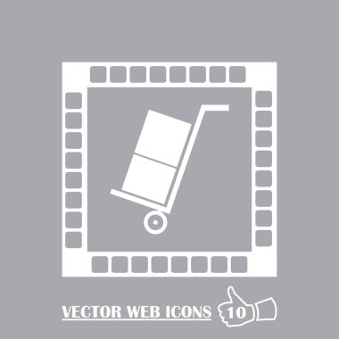 Evrak Çantası'nı işaret simge vektör. İşadamı durum simgesi.