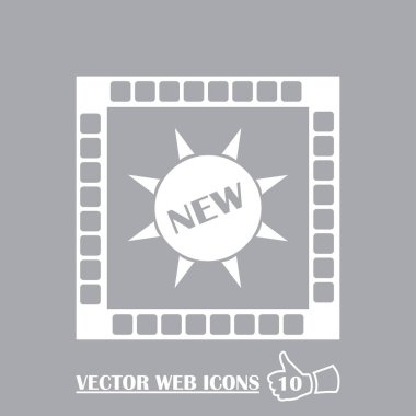 Yeni işareti simgesi. Yeni varış düğme sembolü.