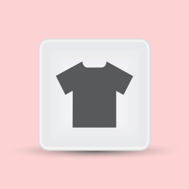 T-shirt simge vektör. Web tasarım stili