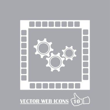 Ayarları simgesi vetor. Gears'ı