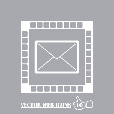 vektör posta web simgesi