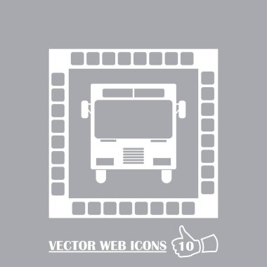 otobüs simgesi. Web Tasarım