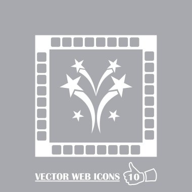 Vektör havai fişek patlama. Web Tasarım