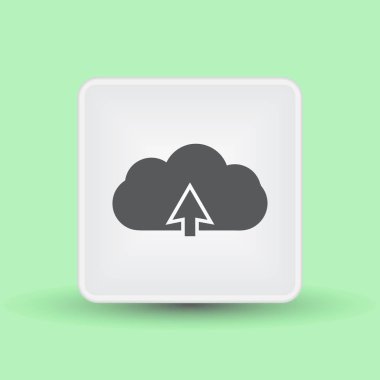 Download bulut veya simge yükleyin. Yukarı veya aşağı okları