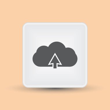 Download bulut veya simge yükleyin. Yukarı veya aşağı okları