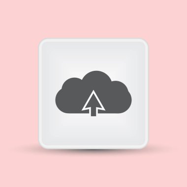 Download bulut veya simge yükleyin. Yukarı veya aşağı okları