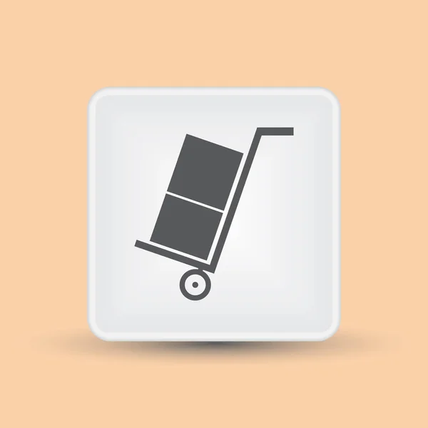 Briefcase sign vector icon. Businessman case icon. — Stock Vector