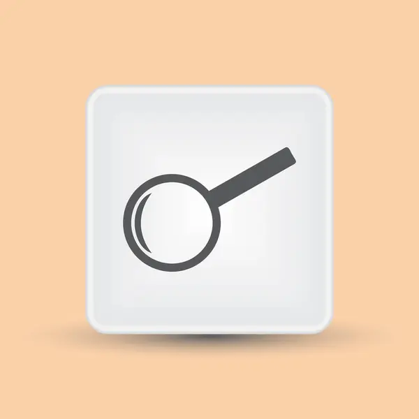 Magnifying glass web icon — Stock Vector