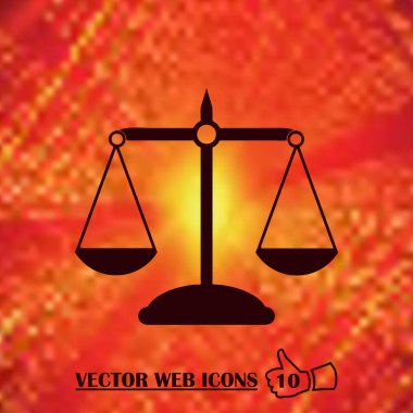 Ölçek web simge vektör