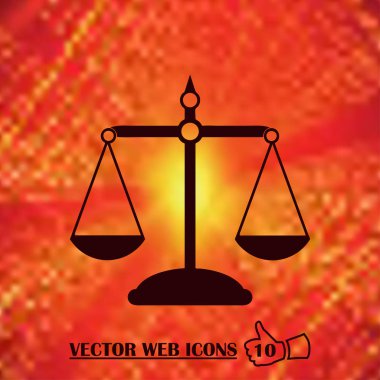 Ölçek web simge vektör