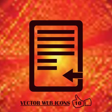 Pano web vektör simgesi