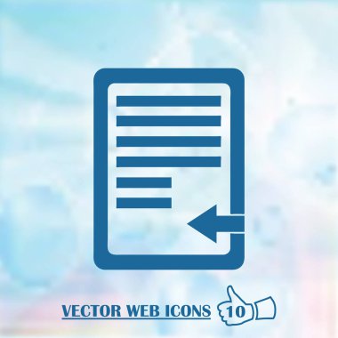 Pano web vektör simgesi