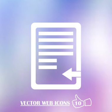 Pano web vektör simgesi