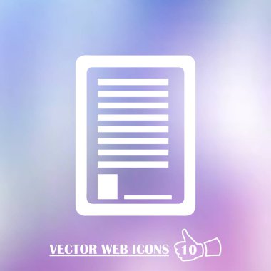 Pano web vektör simgesi