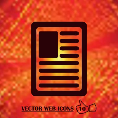 Pano web vektör simgesi