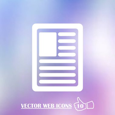 Pano web vektör simgesi