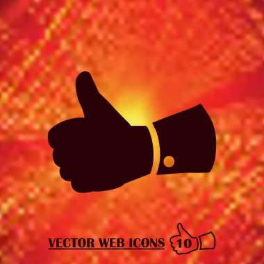 Vektör başparmağı simgesi