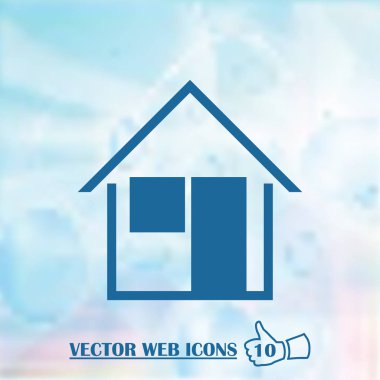 retro tarzı ev simgesini. Web Tasarım