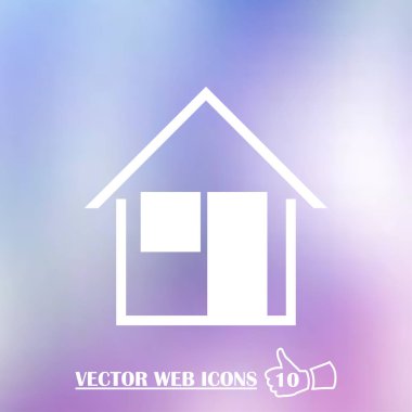 retro tarzı ev simgesini. Web Tasarım