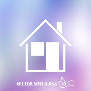 retro tarzı ev simgesini. Web Tasarım