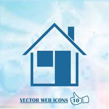 retro tarzı ev simgesini. Web Tasarım