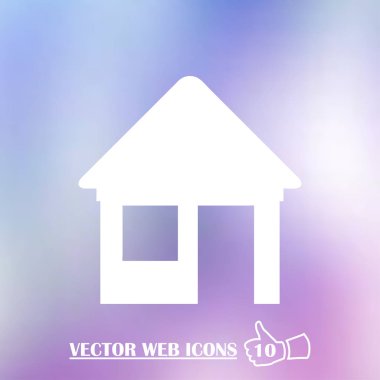 retro tarzı ev simgesini. Web Tasarım