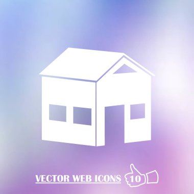 retro tarzı ev simgesini. Web Tasarım