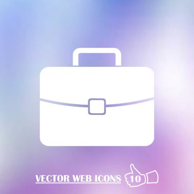 Vektör bavul. Bagaj web tasarım simgesi