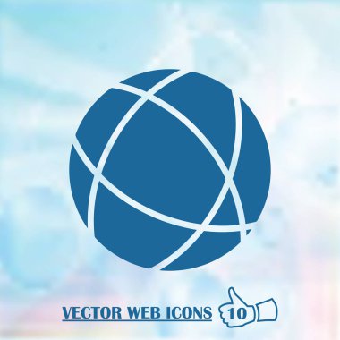 Web sitesi simge. Web tasarım stili