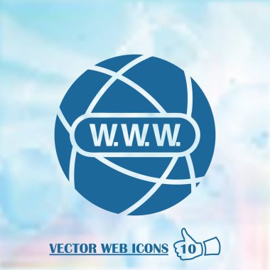 Web sitesi simge. Web tasarım stili