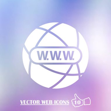 Web sitesi simge. Web tasarım stili