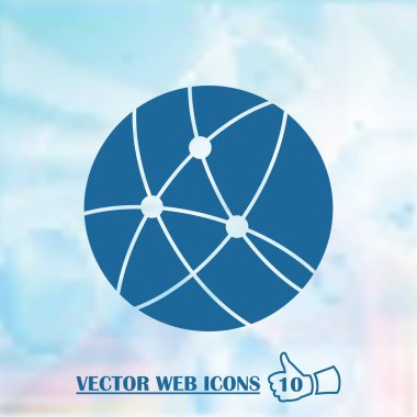 Web sitesi simge. Web tasarım stili