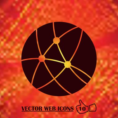 Web sitesi simge. Web tasarım stili