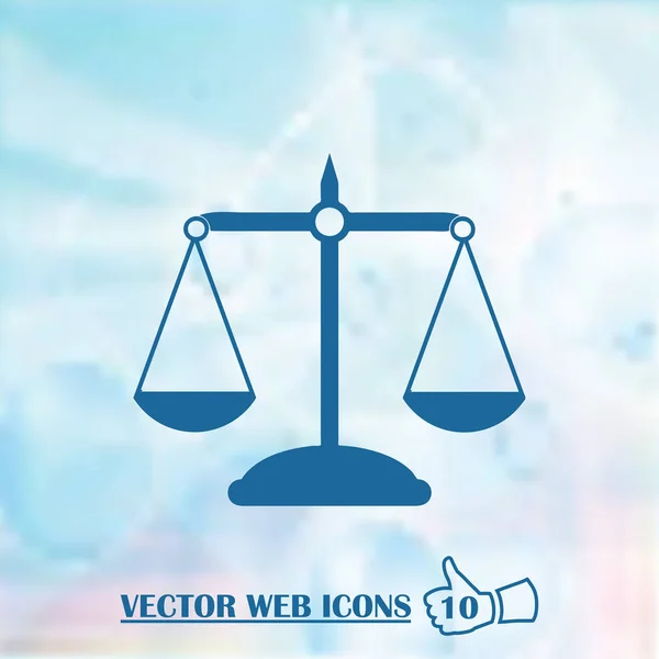 Escala vector icono web — Vector de stock