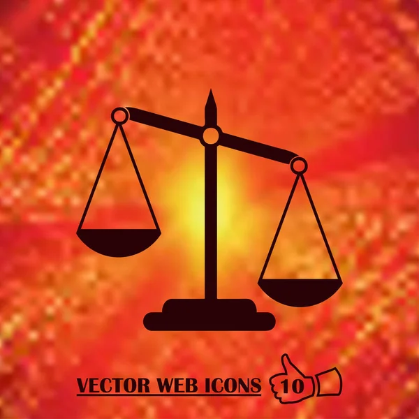 Escala vector icono web — Vector de stock