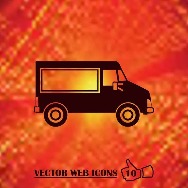 Araba web vektör simgesi