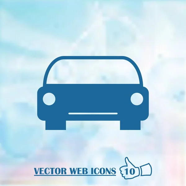 Ícone do vetor web do carro — Vetor de Stock